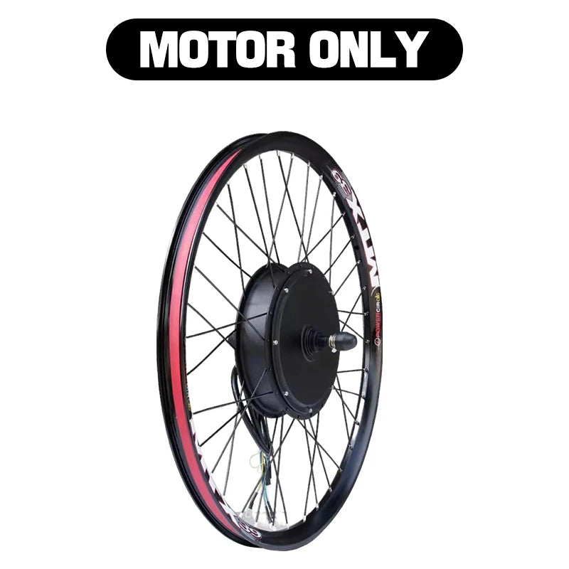 New Upgrade Ebike Conversion Kit MTX39 Electric Bike Motor Wheel 72V 5000W Rear Brushless Non-gear Hub Motor Wheel 3000W 2000W