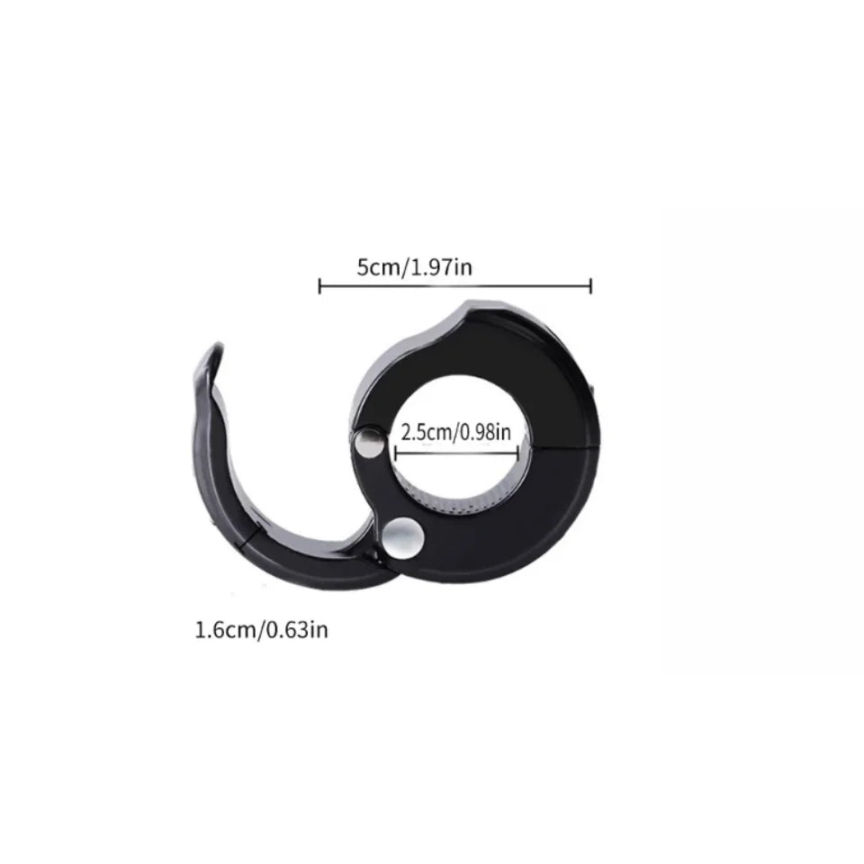 Universal No Drill Bicycle Handlebar Hook Multifunctional Helmet Bag Hanger Cycling Accessory Fit MTB E Bike Road Bike Scooter