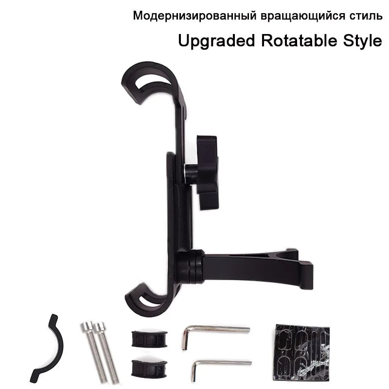 Universal 360 Rotate Metal Motorcycle Bicycle Phone Holder Aluminum Alloy Anti-slip Clip Bracket GPS Bike Phone Stand For Phone