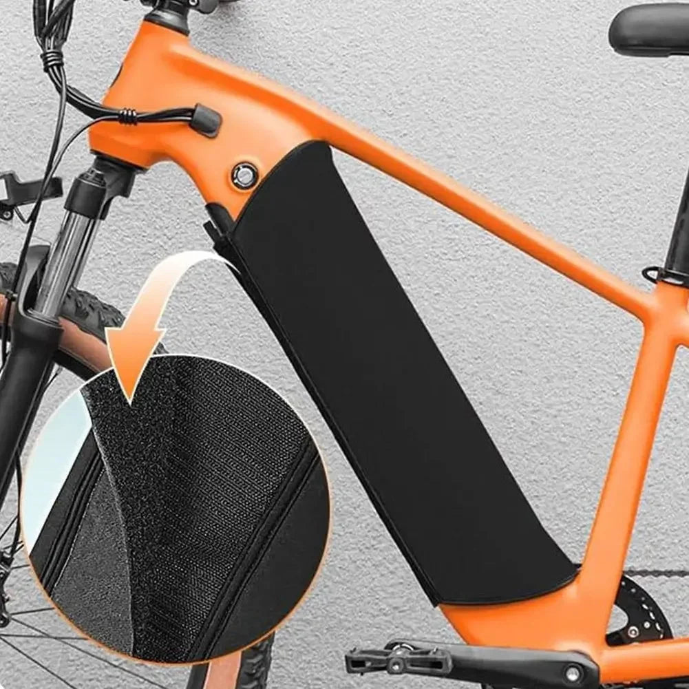 Electric Bike Battery Cover Protective Cover E-bike Battery Case Dustproof Scratch-Resistant Removable Cycling Accessories