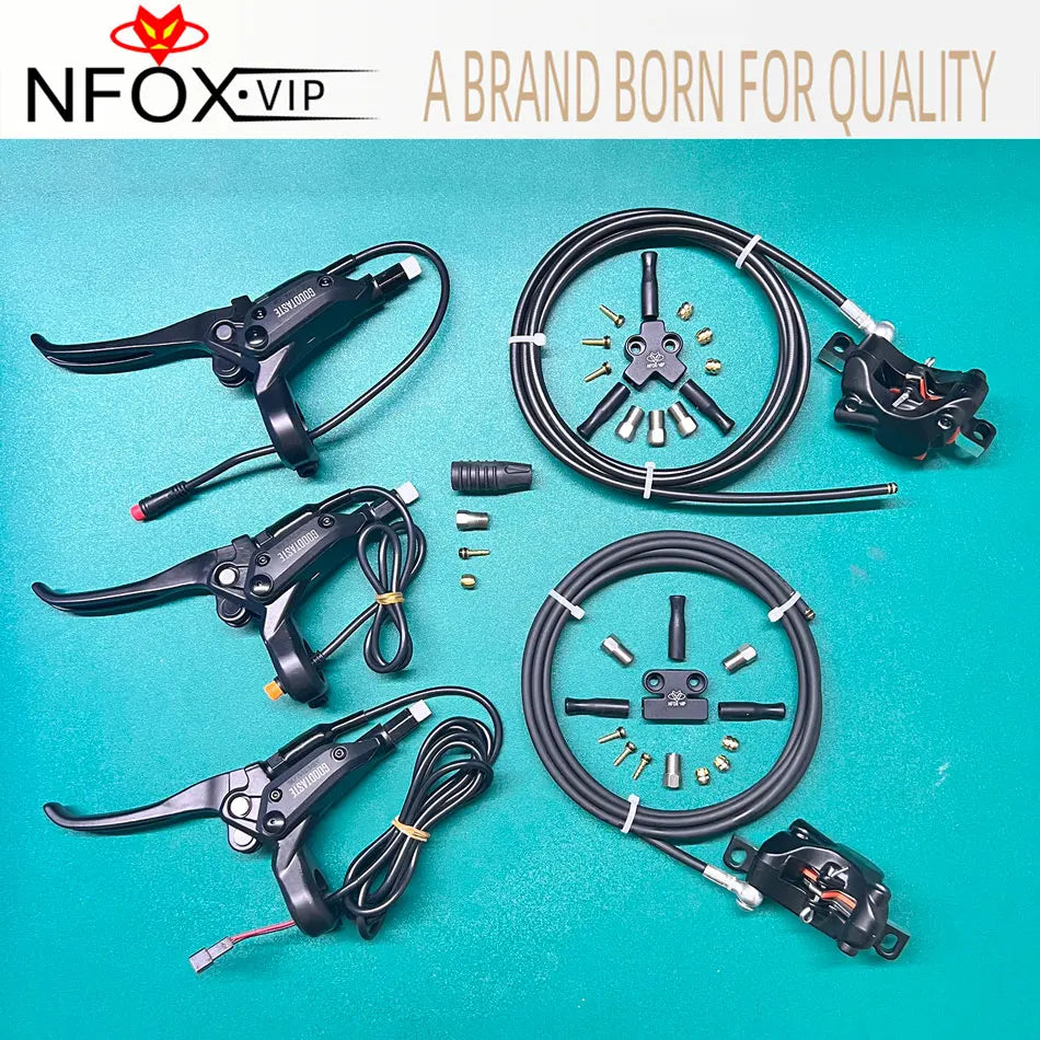 NFOX GT03 Electric Tricycle Dual Hydraulic Brake Riding Accessories GT07N Brake Handle Caliper Fixing Device System Accessories
