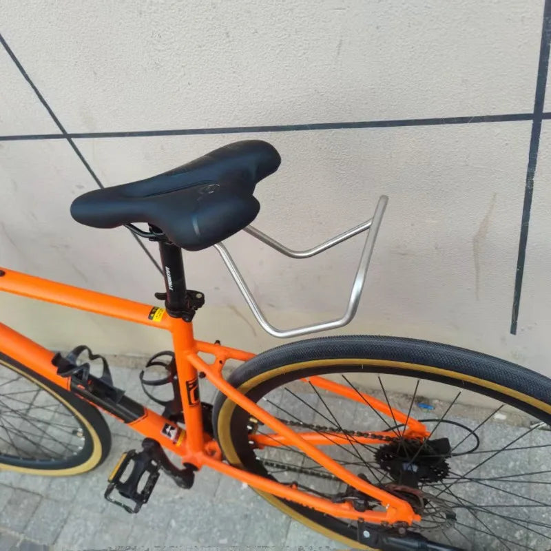 Stainless Steel Bike Rear Rack Sturdy Lightweight Mountain Road Bike Integrated Bicycle Luggage Carrier Cycling Accessories