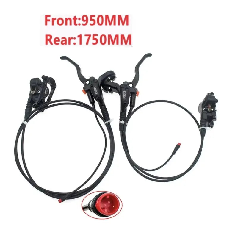 HH Electric Bike Ebike Scooter Snowmobile Motor Conversion Kit Accessories XOD XD-E300 Hydraulic Brakes 160mm Brake Discs