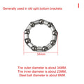 Bike Fork Headset Ball Bearing Bowl Sets Bicycle Handlebar Retainer Steel Lowrider Bikes Kids Bicycles Cycling Accessories