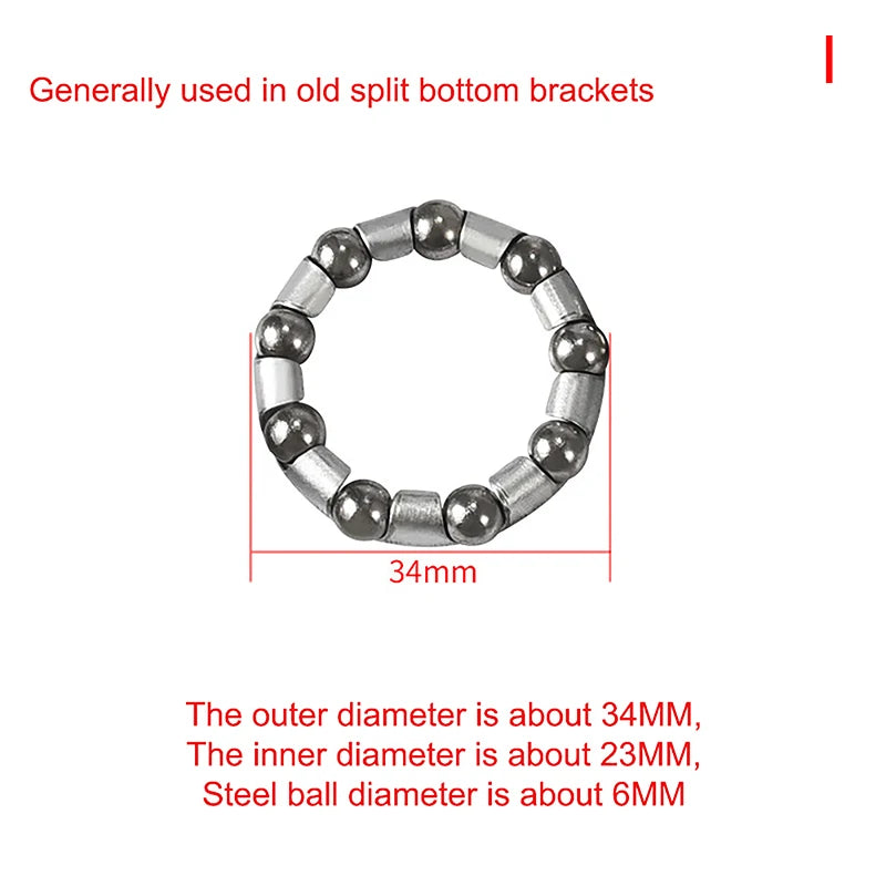 Bike Fork Headset Ball Bearing Bowl Sets Bicycle Handlebar Retainer Steel Lowrider Bikes Kids Bicycles Cycling Accessories