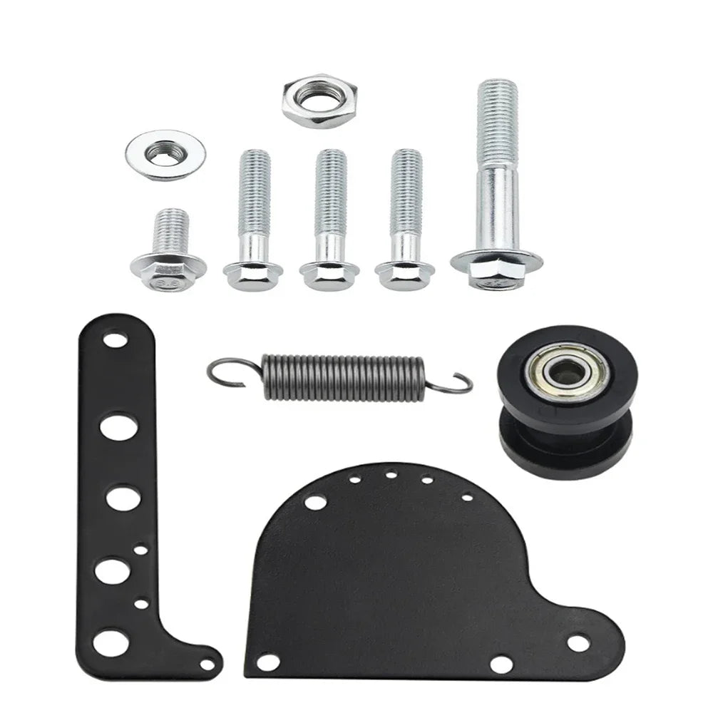 Fit 49cc 66cc 80cc 2 Stroke Engine Motorized Bicycle Spring Loaded Chain Tensioner Eletric Bike Black Chain Tensioner Kit