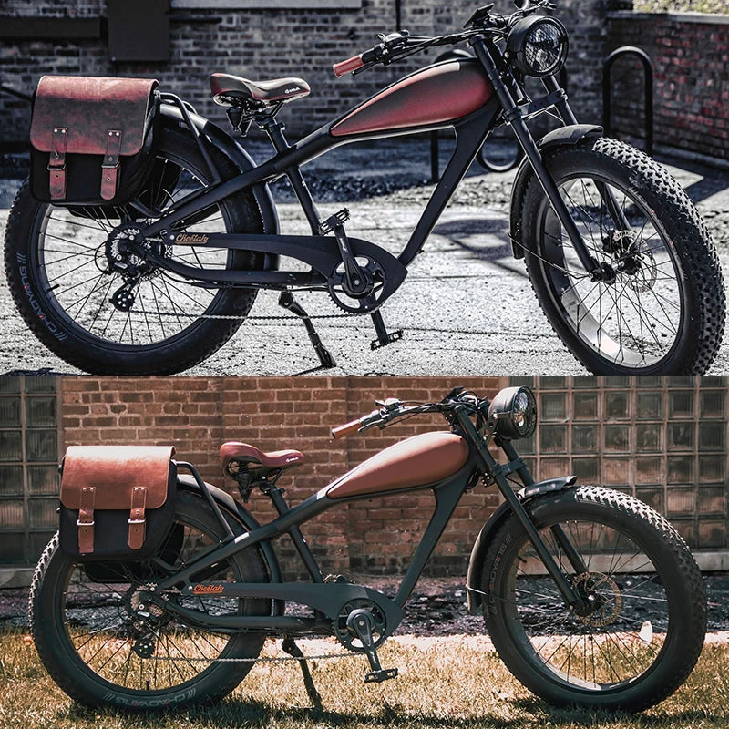 Clrak E Bike 750w 48v Electric Retro Vintage Bike China's Cheap Motorized Fat Mtb Bicycle with Lithium Battery Power Supply