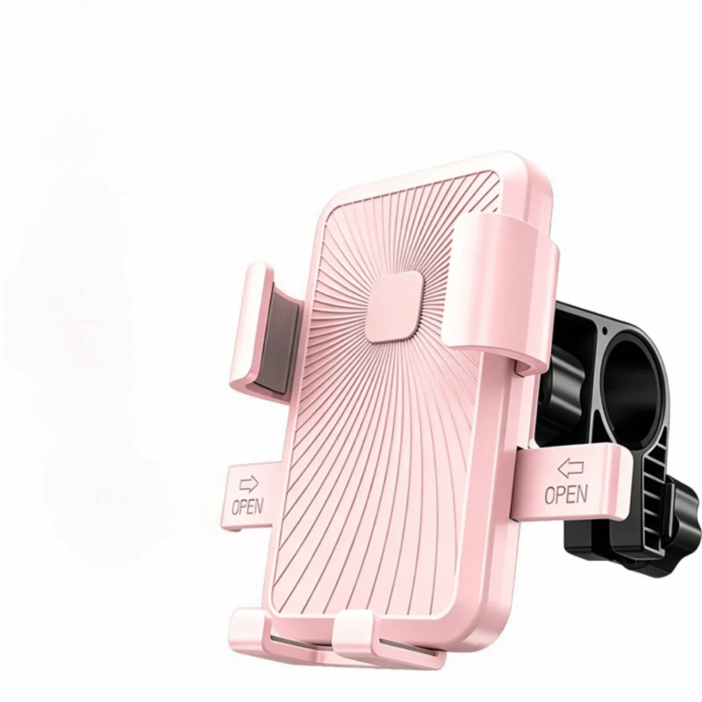 Shock Absorbing Design Bike Handlebar Mobile Holder Fixed Bracket Shockproof Bicycle Phone Mount Practical