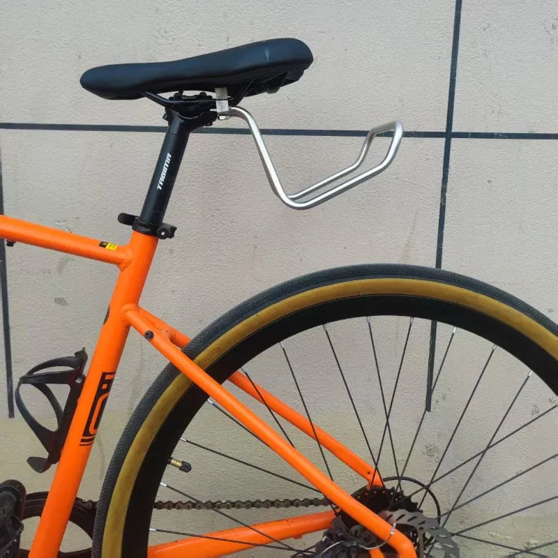 Stainless Steel Bike Rear Rack Sturdy Lightweight Mountain Road Bike Integrated Bicycle Luggage Carrier Cycling Accessories