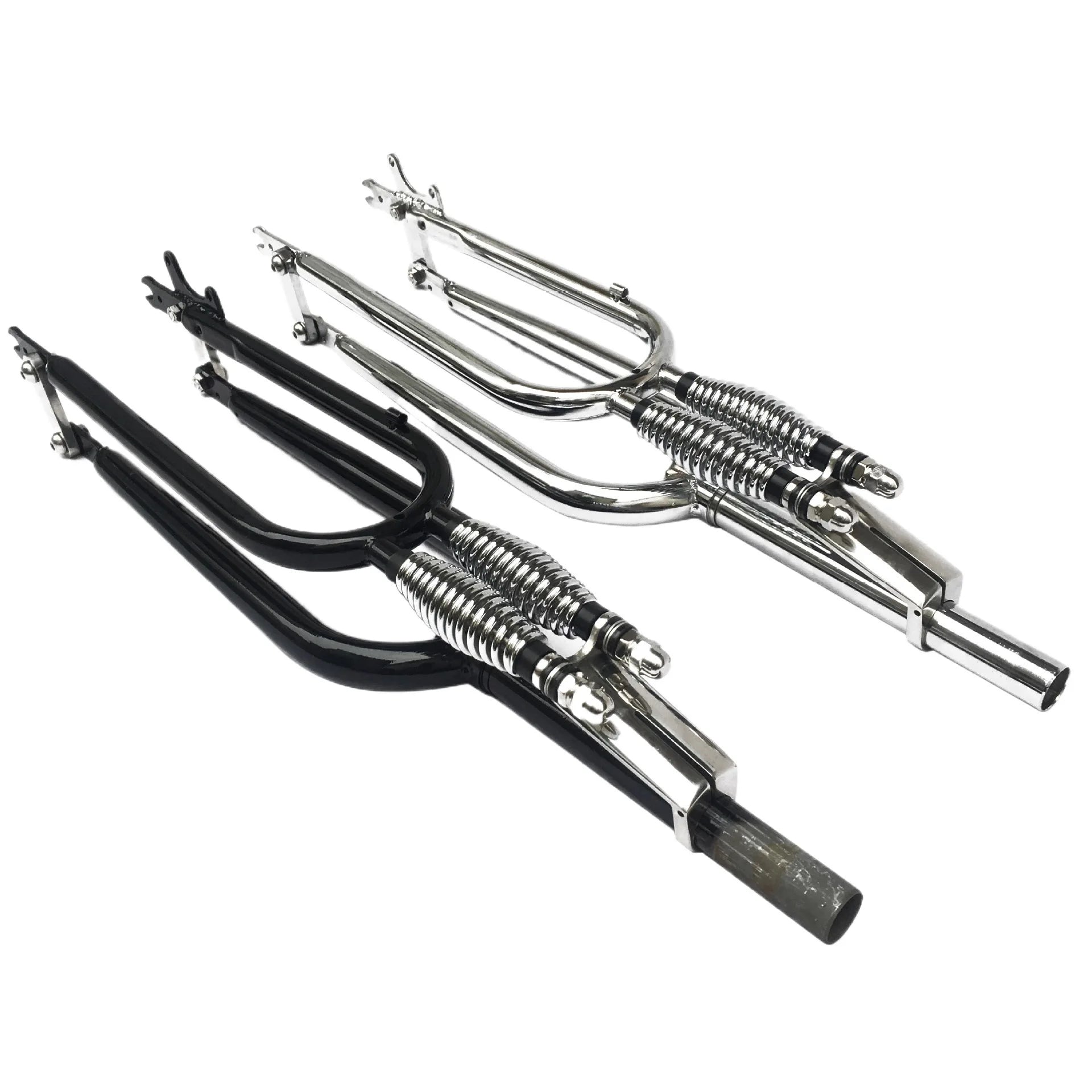 Classic Retro Bicycle Disc Brake Parts Accessory Components Front Fork 20/24/26/29 Bicycle Low Rider Dual Spring