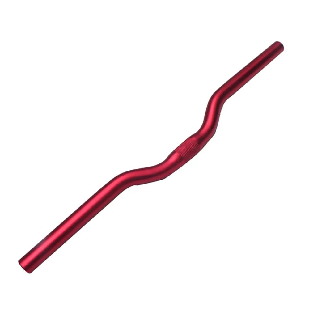 25.4*520*30mm Bicycle Handlebar Aluminum Alloy Bike Riser Bar Ultra Light MTB Bike Horizontal Bent Handlebar Steering Wheel