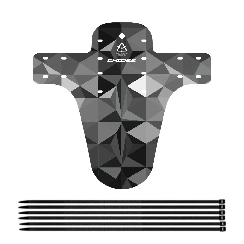 Chooee Bicycle Accessories Bike Fender Mudguard MTB Mountain Road Cycling Mud Guard Front/Rear Wheel Wing 1pcs PP5 Material