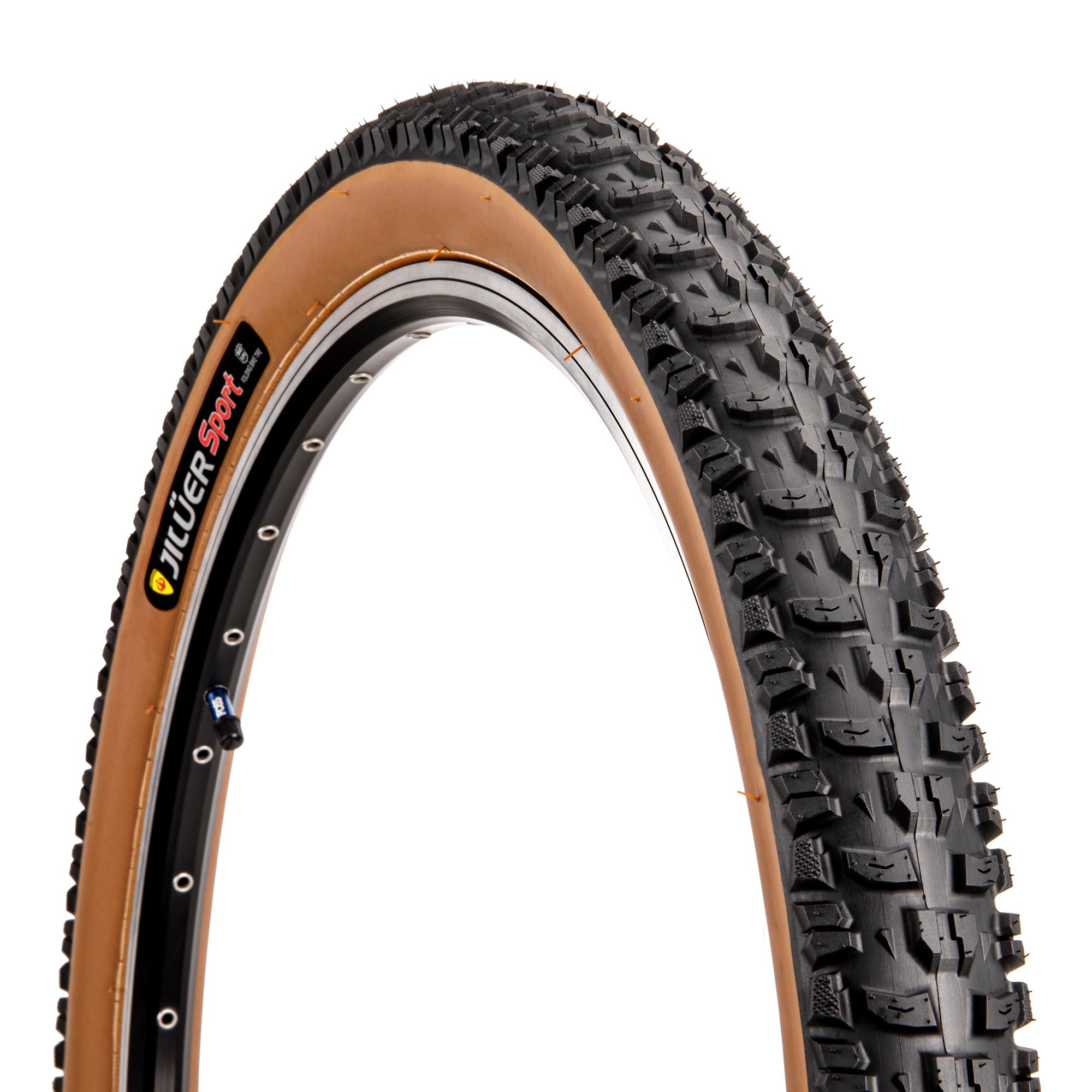Replacement Bike Tire -26’’x1.95’’26’’x2.25’’ 27.5’’x2.1’’ 27.5’’x2.2’’ and 29’’x2.2’’ Durable Folding Mountain Bike Tire - 60 TPI Bicycle Tires for Mountain Bike Bicycle (RETRO-26X2.25)