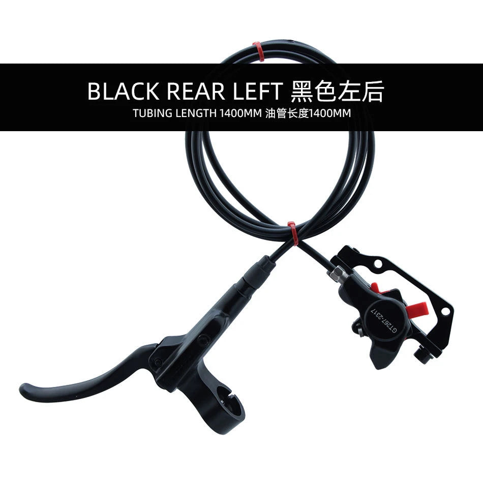 For NFOX GT268 MTB Oil Rotor Caliper 160mm Disc Brake Hydraulic Brakes CNC Bicycle Parts Black Red