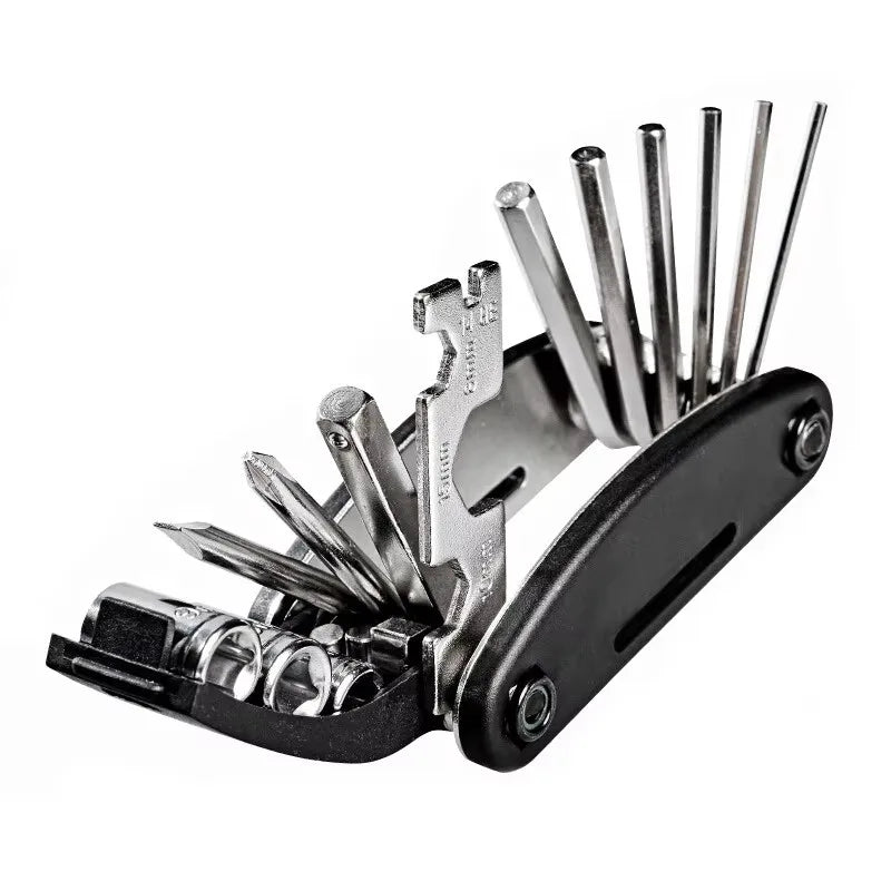 Portable Bicycle Repair Tools Kit Bike Repair Tools Kit Pump Tire Patch Multi-functional Wrench Bike Tool Set Accessories
