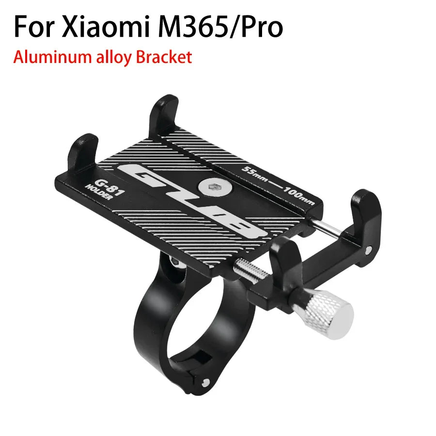 Scooter Bracket Phone Holder Aluminum Mobile Anti-slip Phone Holder For Xiaomi M365 Pro Pro2 1S Electric Scooter Bike Bracket