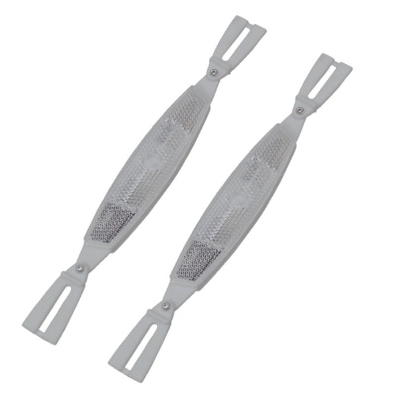Happyyami 2pcs Bike Spoke Reflectors Bicycle Wheel Reflectors Plastic Bike Reflectors for Bicycle Night Safety Warning Night Riding Bicycle Accessories