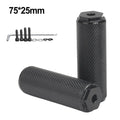 Bike Pedals Axle Foot Rest Pegs ForBMX Folding Bike MTB Bicycle Aluminum Foot Pegs Pedals Rear Axle 5MM Bike Accessories