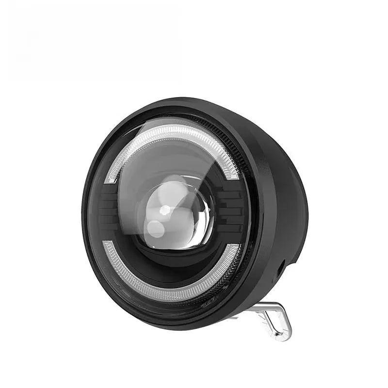 Popu For 1pcs Electric Bicycle Front Spotlight High Running Lights Multi In One Mountain Bike Off-road Bike Front Headlight with