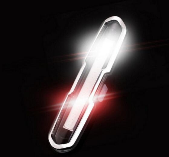 USB Rechargeable Bicycle Tail Light for Night Riding