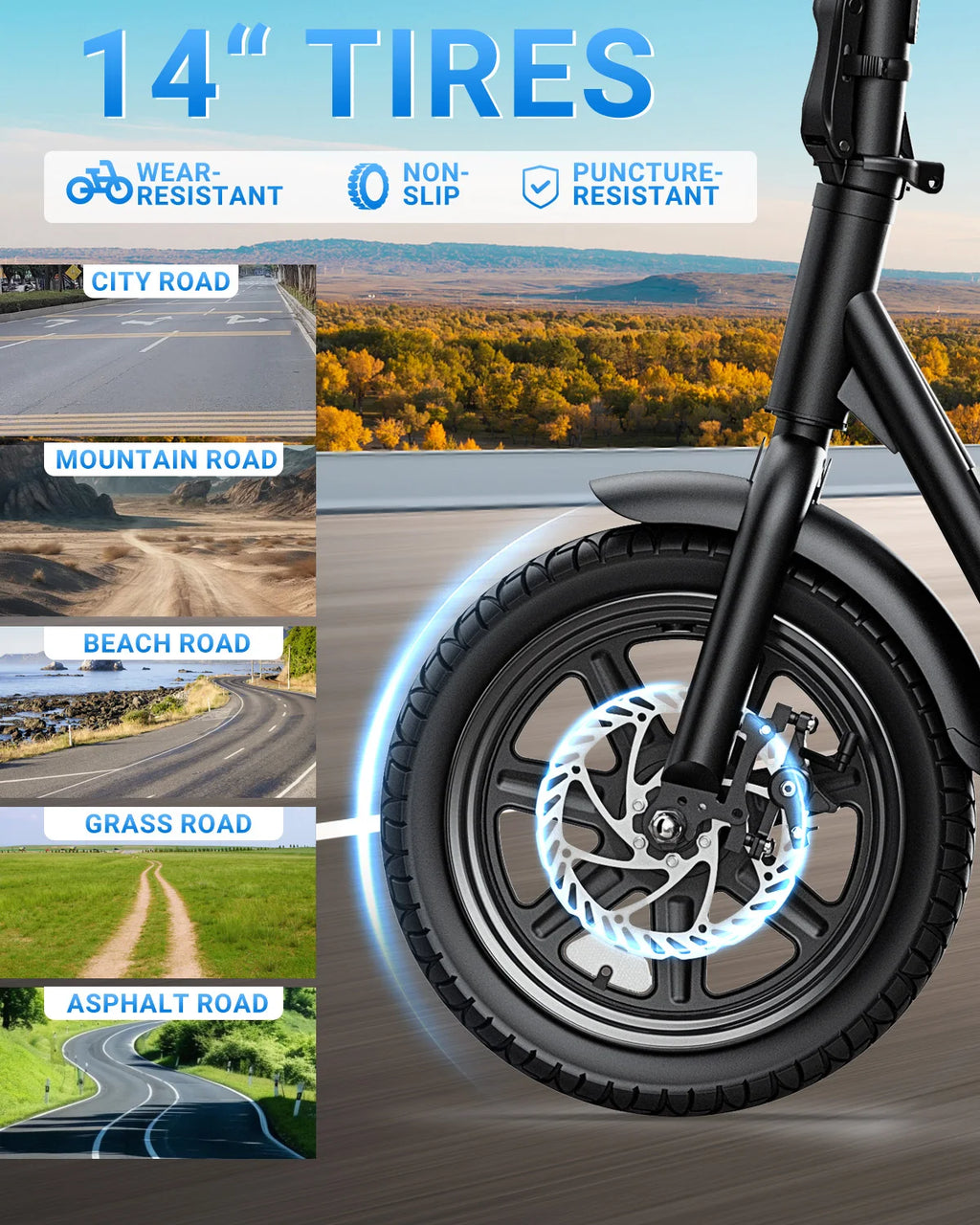 DYU C4 14 inch Folding Electric Scooter Mini E-Bike 500W Peak 20MPH 280Wh Battery Compact City Commuter E-Scooter Style UL2849