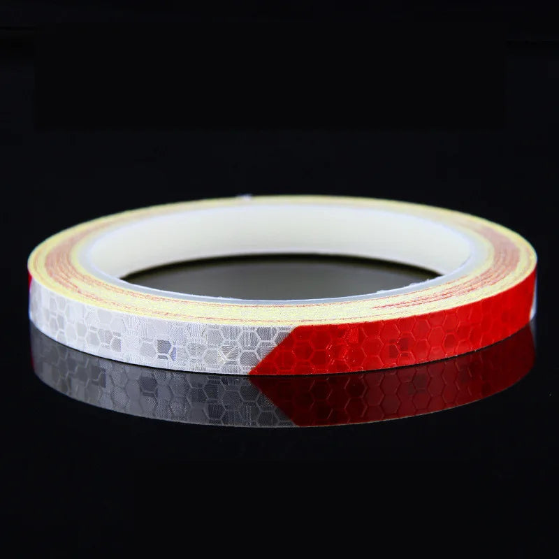 Bike Reflective Stickers Motorcycle Bicycle Fluorescent Reflective Tape MTB Cycling Night Safety Decor Bike Accessories 1cmx8m