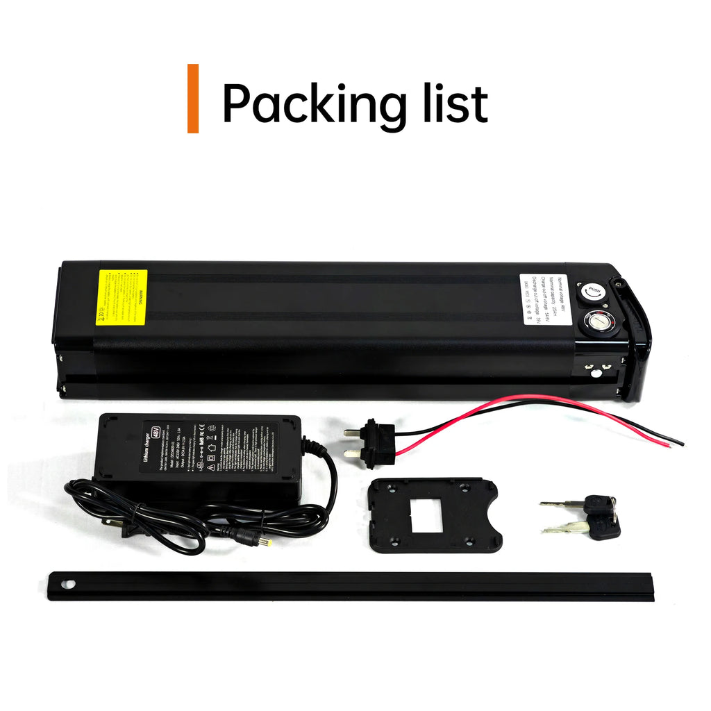 48v SilverFish Lithium ion ebike Battery Pack 20Ah 25ah 30Ah Replacement folding electric bike Akku for 500W 1000W Beach Cruiser