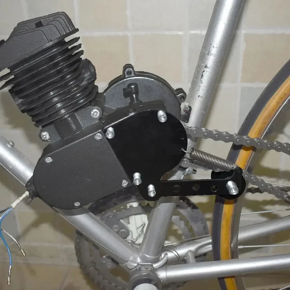 Fit 49cc 66cc 80cc 2 Stroke Engine Motorized Bicycle Spring Loaded Chain Tensioner Eletric Bike Black Chain Tensioner Kit