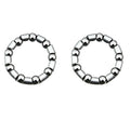 2 Coaster Hub Bearings 7/32" Ball Size x 9 Balls. Works on 3/8" axle. Set of Bearing. Pair of Bearings. for Bicycle Wheels lowrider Bikes Beach Cruiser Chopper limos Stretch Bicycles.