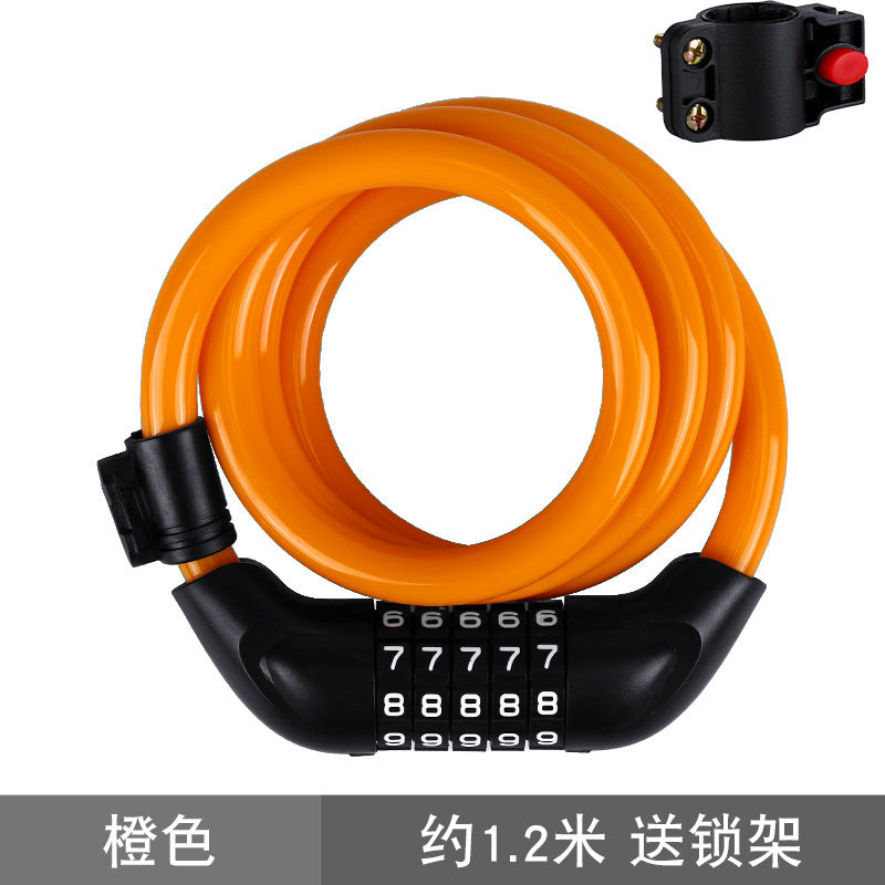 Colorful Combination Lock for Bicycles and Motorcycles