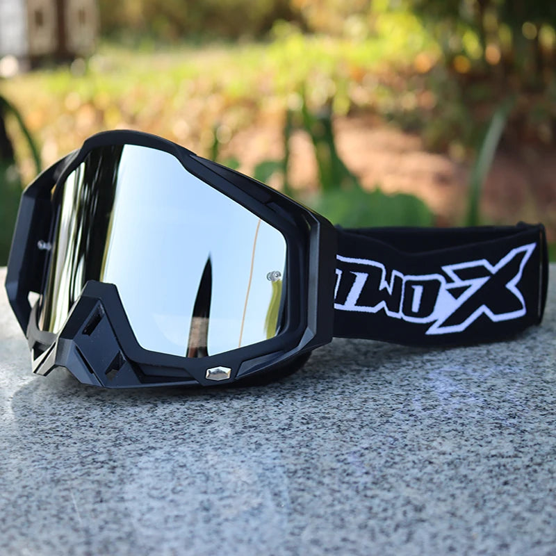 NEW Two-X Motorcycle Bike Goggles Motocross Racing ATV BMX MX Helmet Glasses Motorcross Off Road