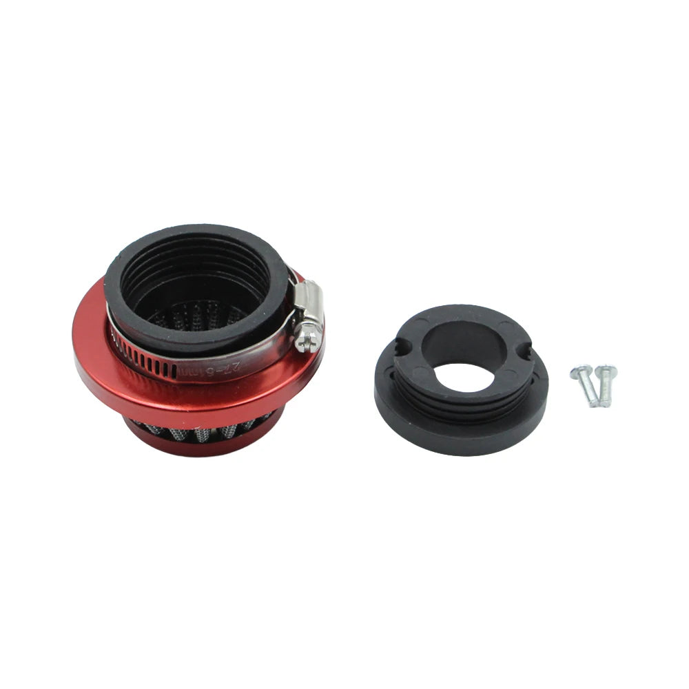 47cc 49cc 2-Stroke Air Filter with Connector for Pocket Bike, Mini Quad ATV, Dirt Bike & Go Kart
