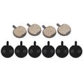 Lwuey Bike Brake Pads Bicycle Disc Resin Brakes Pad Semi Metal Smooth Braking Low Noise Cycling Pads Kit Mute Accessory KMJG019 fot Camping Outdoor Mountain Bicycles Electric Scooters Bikes 5 Pairs