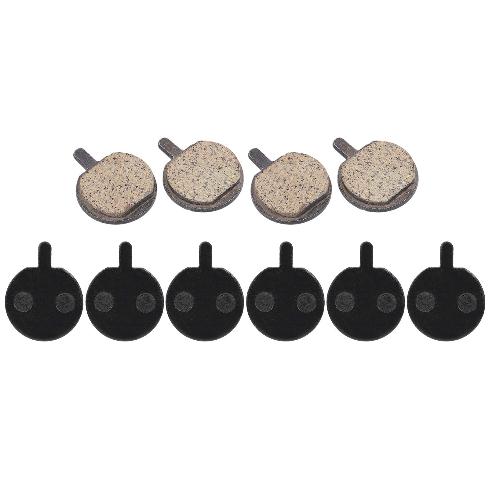 Lwuey Bike Brake Pads Bicycle Disc Resin Brakes Pad Semi Metal Smooth Braking Low Noise Cycling Pads Kit Mute Accessory KMJG019 fot Camping Outdoor Mountain Bicycles Electric Scooters Bikes 5 Pairs