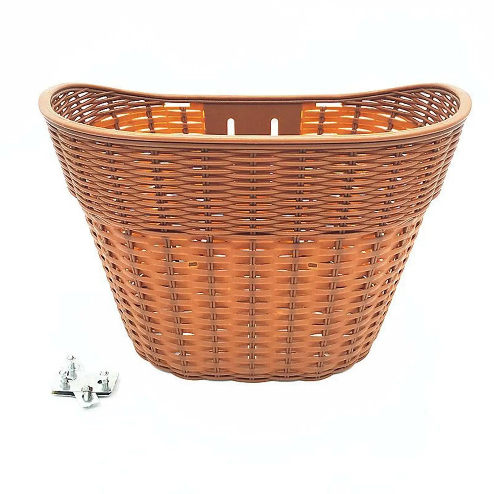 Bike Basket Front Portable Bicycle Storage Baskets Easy to Install Detachable Handlebar Basket for Adults Bicycle Accessories