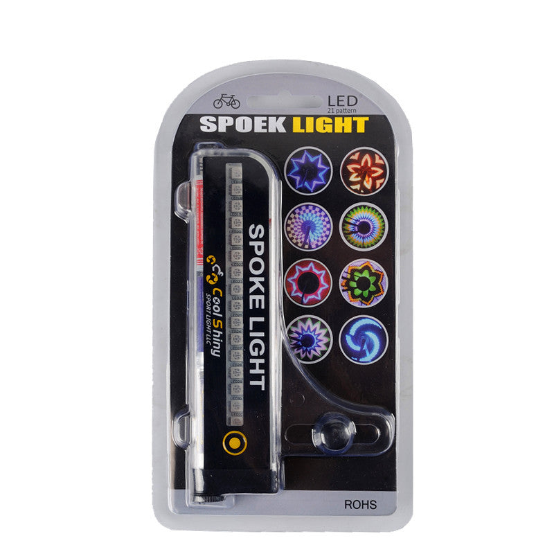 RGB LED Bicycle Spoke Lights for Night Riding