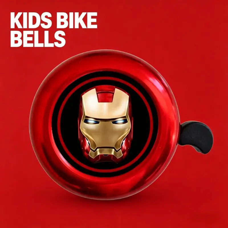 Marvel SpiderMan Bicycle Bell Cute Children MTB Bike Safe Warning Alarm Cycling Handlebar Bell Bicycle Horn Cycling Accessories