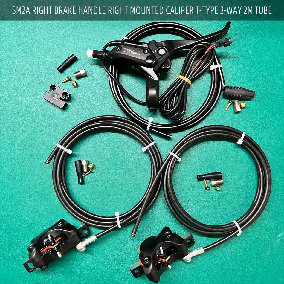 NFOX GT03 Electric Tricycle Dual Hydraulic Brake Riding Accessories GT07N Brake Handle Caliper Fixing Device System Accessories