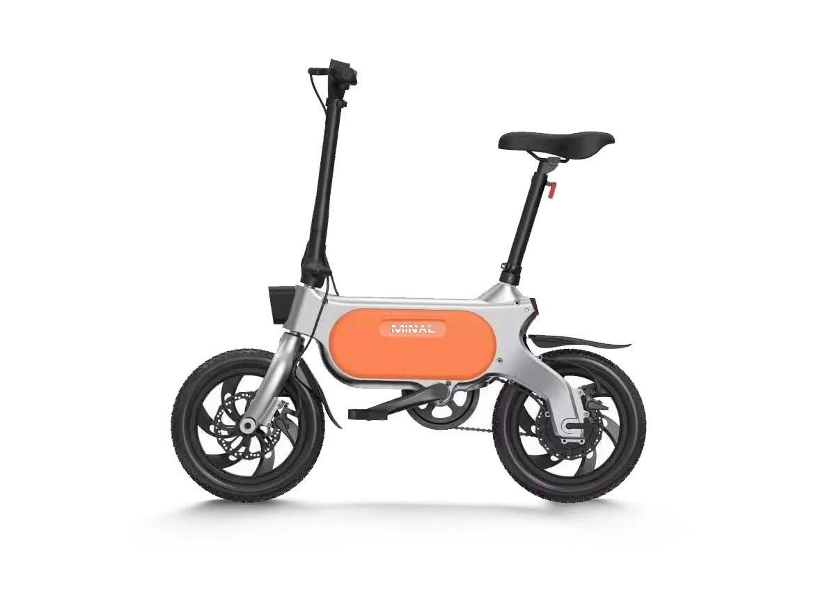 Portable Commuter Ebike 48V 250W 12.5Ah Mini Electric Bicycle Adult Urban City Riding Transportation Outdoor Cycling Gear