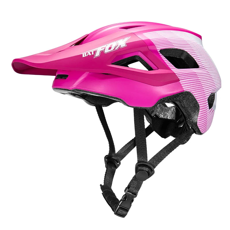 BATFOX Mountain Bike Helmet Can install a sports camera Electric Cycling Gear Safety Cap Men Women bat fox MTB Bicycle Helmets