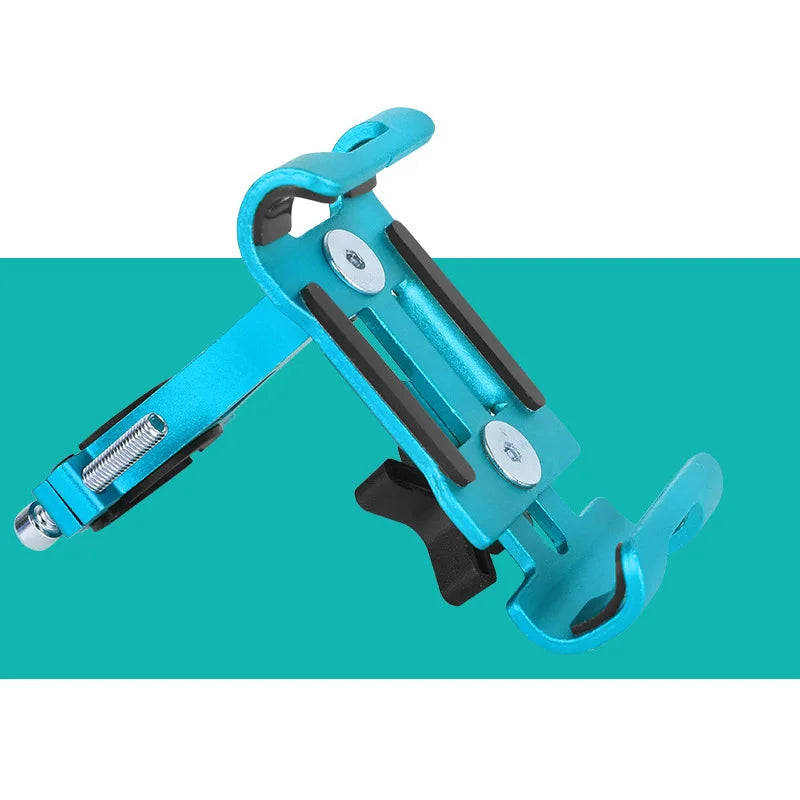 Universal 360 Rotate Metal Motorcycle Bicycle Phone Holder Aluminum Alloy Anti-slip Clip Bracket GPS Bike Phone Stand For Phone