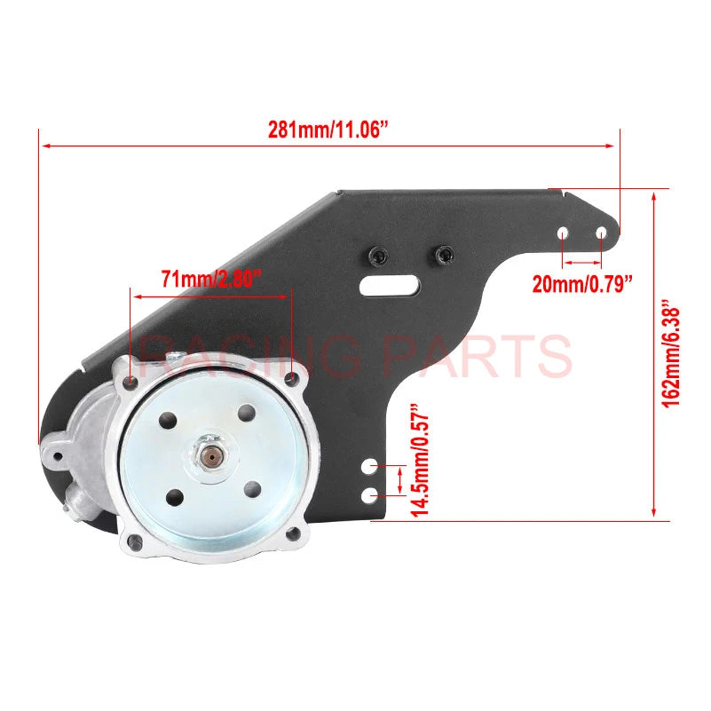 40-5 Rear-Wheel Side Mount Kit for 4 Stroke 42cc 47cc 49cc for Honda GX35 Engine Gas Motorized Bicycle Bike Pocket Bike