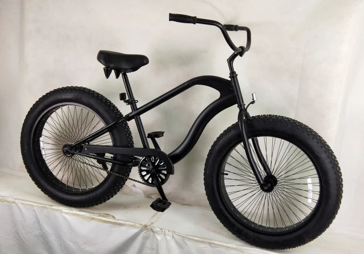 24inch China Factory Production Custom logo Fat Tire Exercise Adult Road Beach Cruiser  Bike