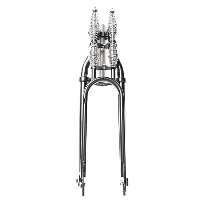Springer Front Fork For 20/24/26/29 Bikes Lowrider Double Springs Classic Retro Bicycle Disc Brake Part Accessory Component