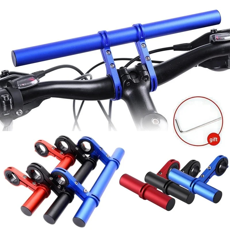 10/20/30cm Motorcycle Handlebar Extender Bracket Bike Bicycle Scooter Parts Mobile Phone Holder Support Headlight Mount Stand