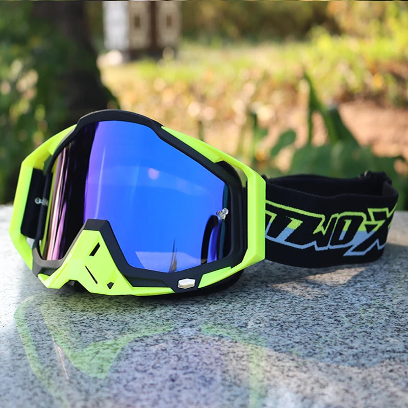 NEW Two-X Motorcycle Bike Goggles Motocross Racing ATV BMX MX Helmet Glasses Motorcross Off Road