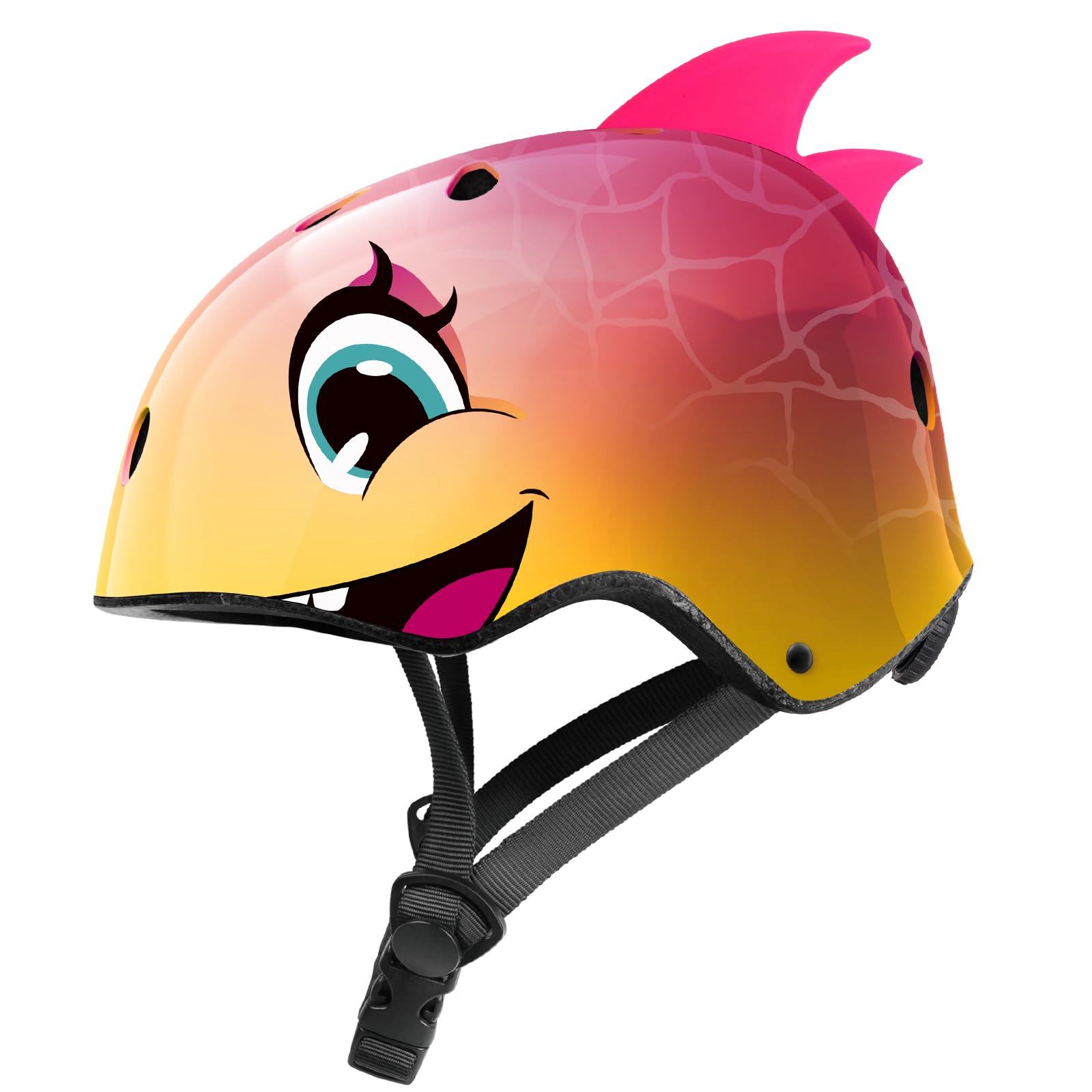 OutdoorMaster Kids Helmet Bike Helmet for 1 Year Older Toddlers to Youths 2 Sizes Dial Fit Adjustment Premium Safety & Ventilation Multi-Sport Helmet for Bicycles Skates Scooters & Longboards