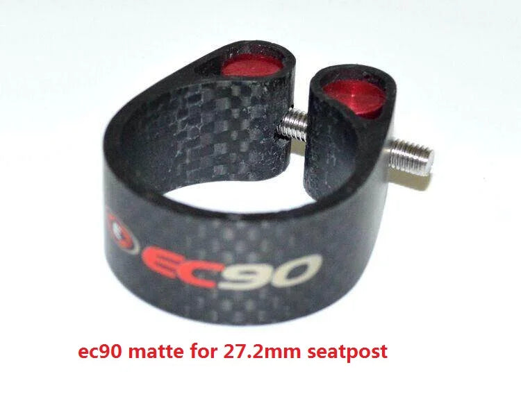 EC90 Full Carbon Fiber MTB Cycling Seatpost Clamp, Road Bicycle Post Seat Clip, 27.2mm, 30.8mm, 31.6mm, New