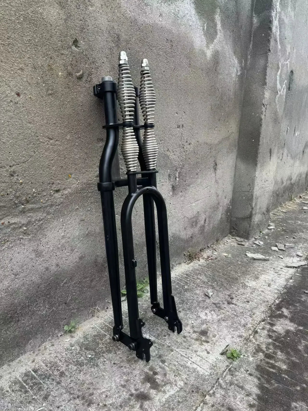 20x4.0 Double Springs Classic  Bicycle  Springer Fork Retro for 20" E Bikes Lowrider Fork Part Accessory Component