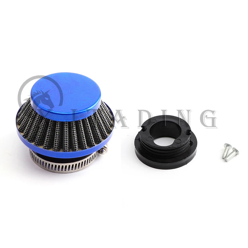47cc 49cc 2-Stroke Air Filter with Connector for Pocket Bike, Mini Quad ATV & Go Kart
